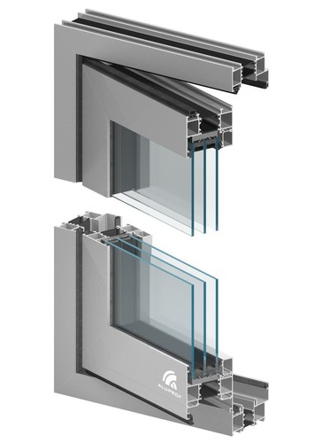 system zewnętrznych drzwi harmonijkowych